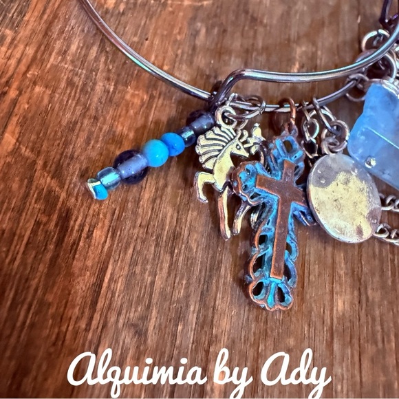 Alquimia Blue and Silver Bracelet Elegant Design - Picture 5 of 5